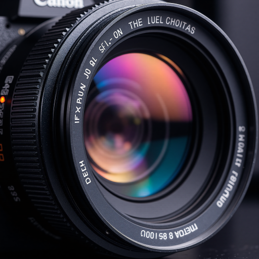 Digital camera review with professional photography equipment showing image quality and lens features